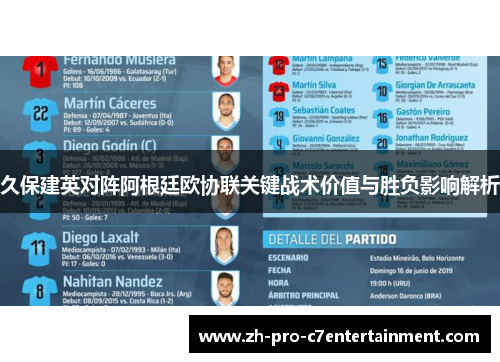 久保建英对阵阿根廷欧协联关键战术价值与胜负影响解析
