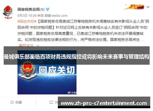 曼城俱乐部面临百项财务违规指控或将影响未来赛事与管理结构