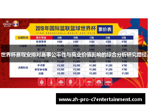世界杯赛程安排对赛事公平性与商业价值影响的综合分析研究路径